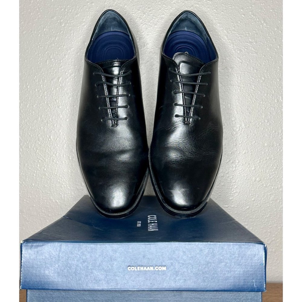 Cole Haan Jefferson Grand Wholecut Oxford Black  Style C27111 Mens Size 11
